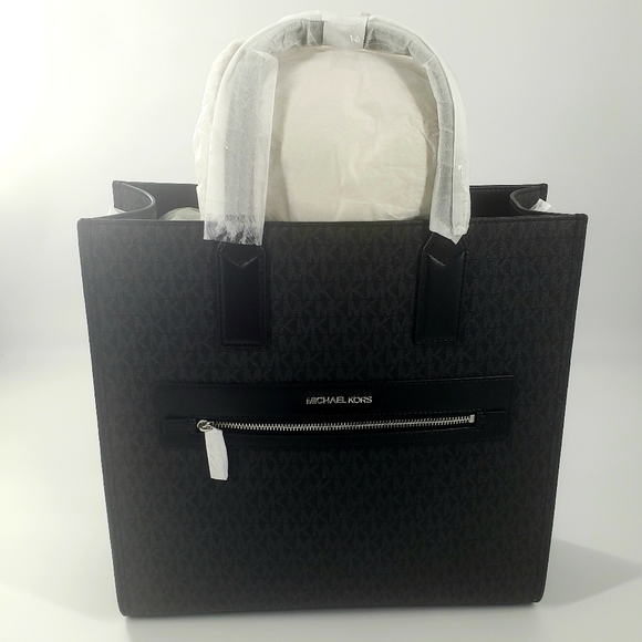 💰sold💰 Michael Kors Kenley Tote, black, NWT - Picture 2 of 11